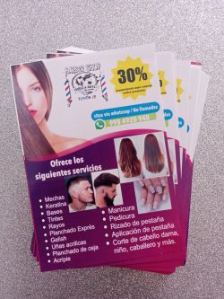 Packs de flyers para personalizar full color